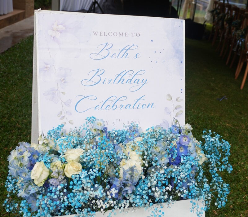 H + H Party Decor - Birthday party