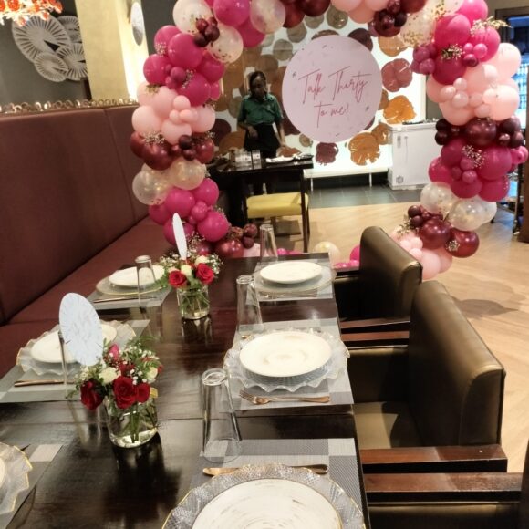 H + H Party Decor - Birthday party