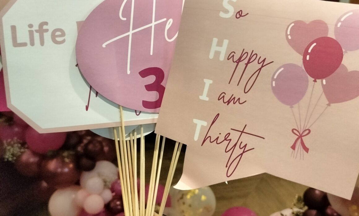 H + H Party Decor - Birthday party