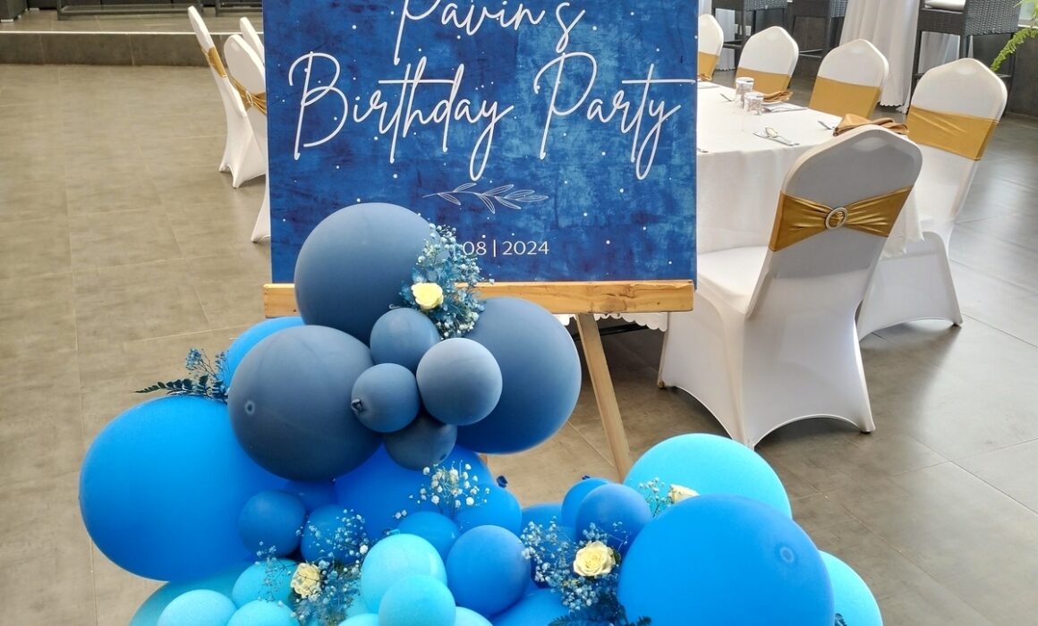 H + H Party Decor - Birthday party